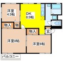 ロイヤルハイムＣの間取図