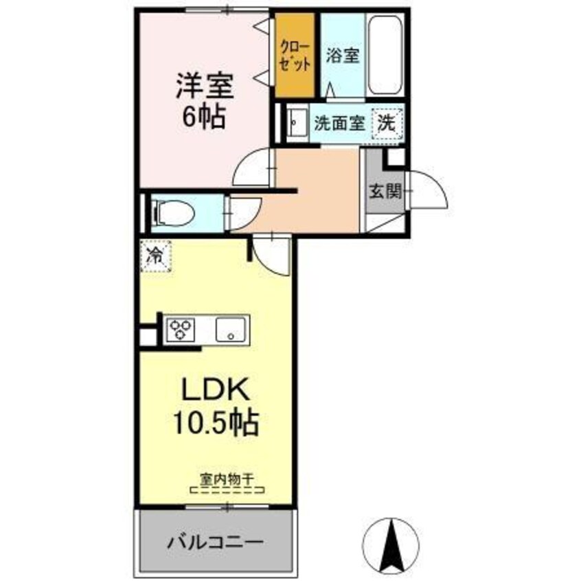 間取図 シャインテラス