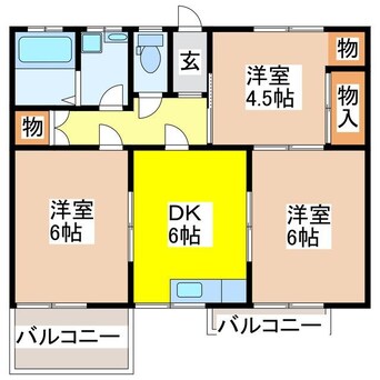 間取図 大林アパート