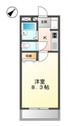 サンパティオ幸本　II 1Kの間取り