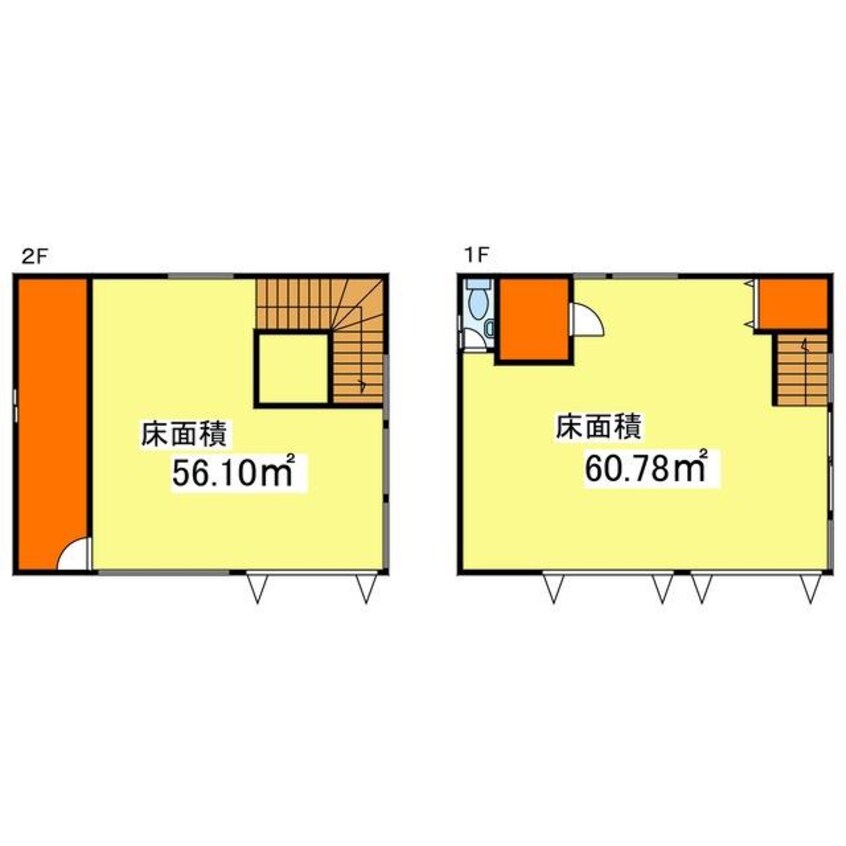 間取図 下見店舗