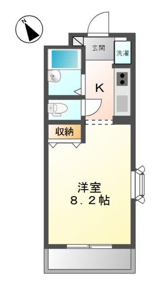間取図 サンパティオ幸本I