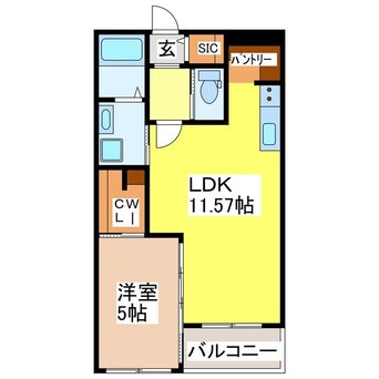 間取図 ラスヴェール西条