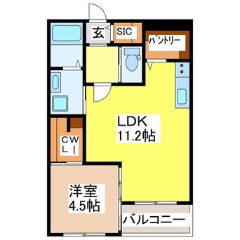 間取図 ラスヴェール西条