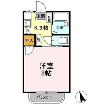 間取図 コーポあい　Ｂ