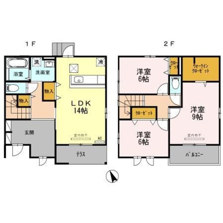 間取図 西条東タウンハウスＧ