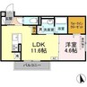 （仮）Ｄ－ｒｏｏｍ西条町寺家Ｂ 1LDKの間取り