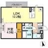 （仮）Ｄ－ｒｏｏｍ西条町寺家Ｂ 1LDKの間取り