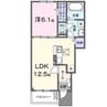エクラ 1LDKの間取り