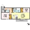 Comfort LifeII 2LDKの間取り