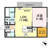 Comfort LifeII 1LDKの間取り