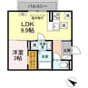 Comfort LifeII 1LDKの間取り