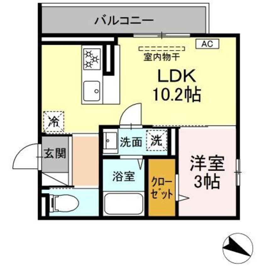 間取図 メルベーユ