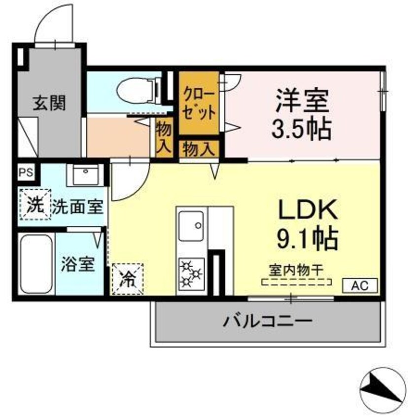間取図 メルベーユ
