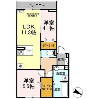 間取図 メルベーユ
