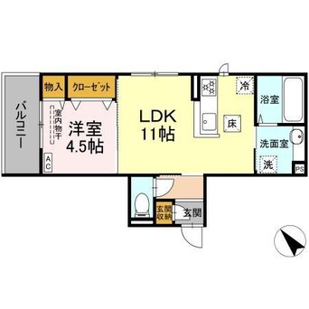 間取図 フェリーチェ中央