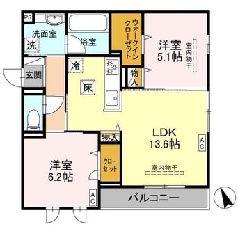 間取図 Wisteria寺家