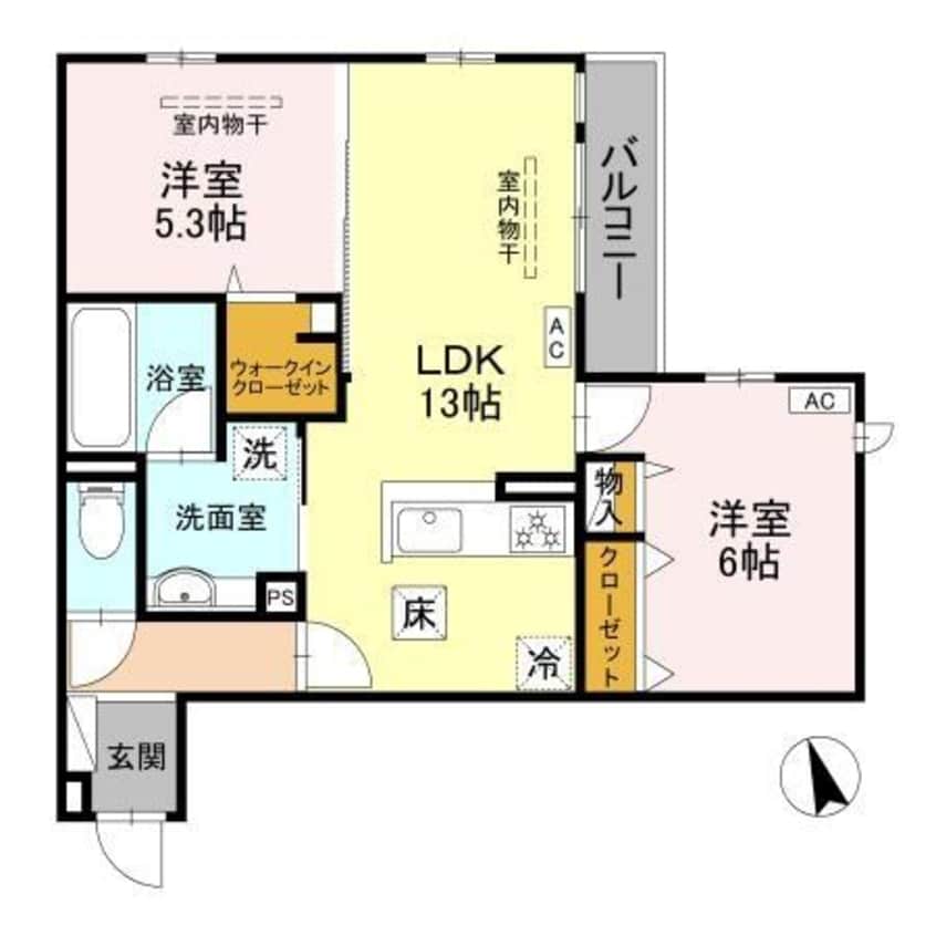 間取図 Wisteria寺家