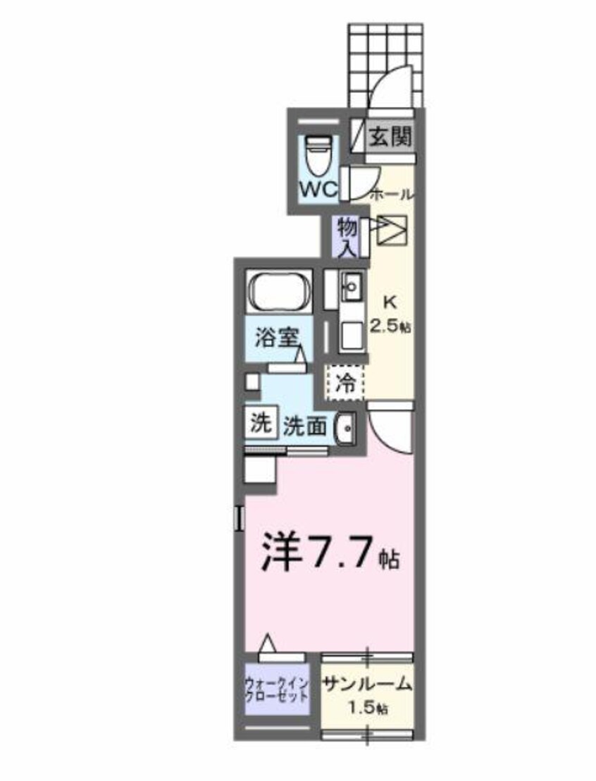 間取図 キャトル　サン　オンズ