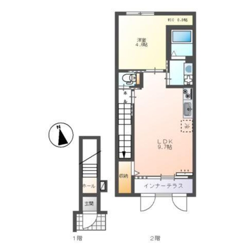 間取図 WBeC（新築