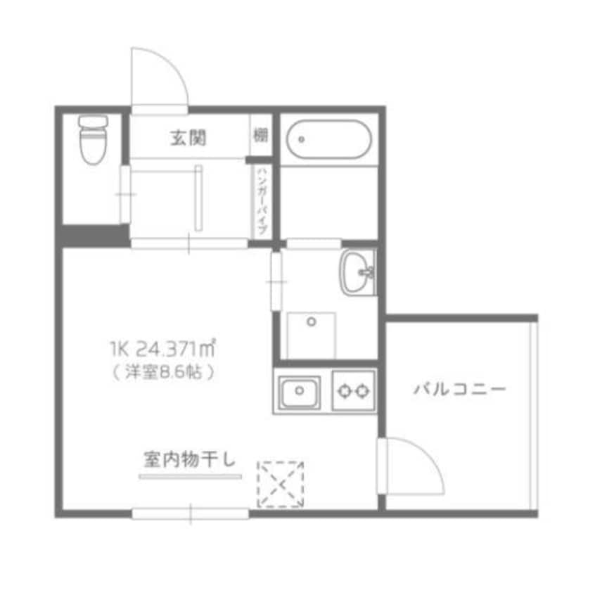 間取図 （仮称）reve西条岡町