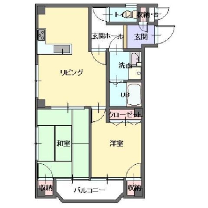 間取図 ディア　ファーム