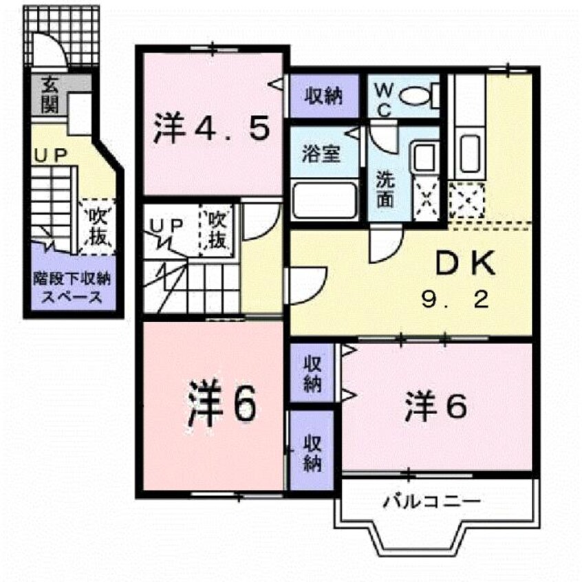 間取図 アップルハウス