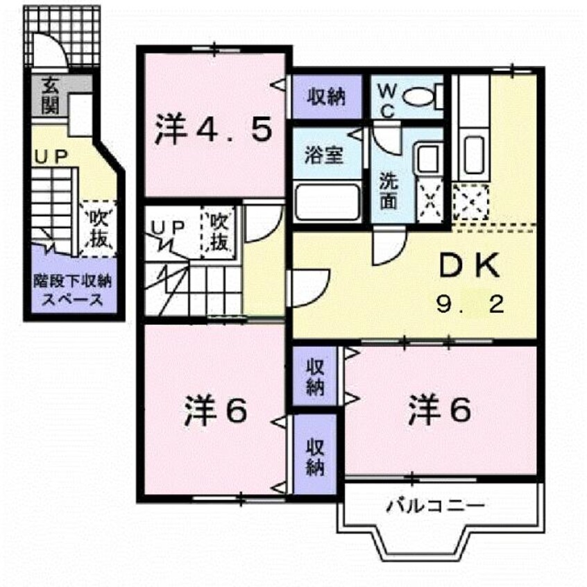 間取図 サンローレルⅡ