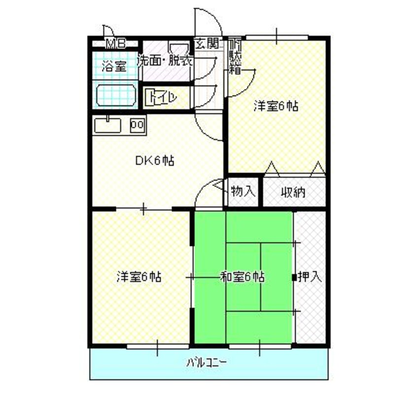 間取図 ユーミー岩井東町