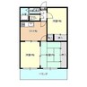 シャトレＴ１ 3DKの間取り