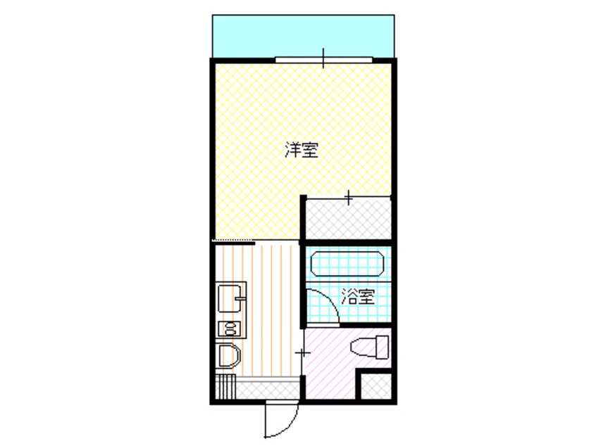 間取図 アサヒハイツ堀