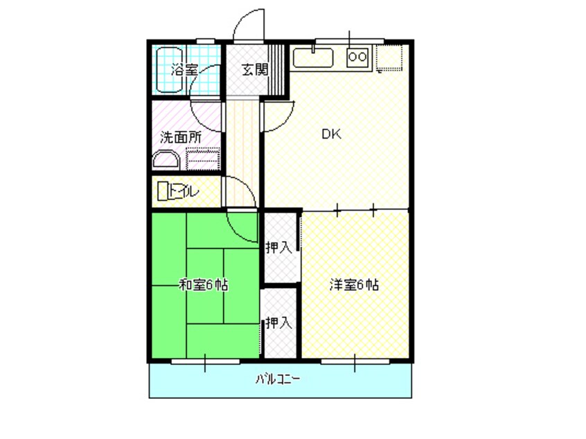 間取図 メゾンカーム