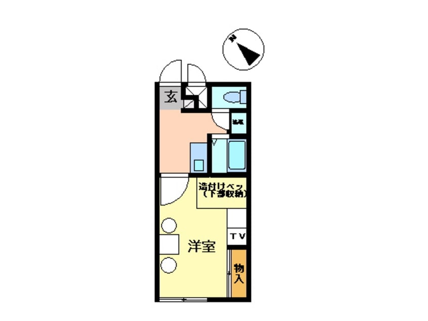 間取図 駅北ISA