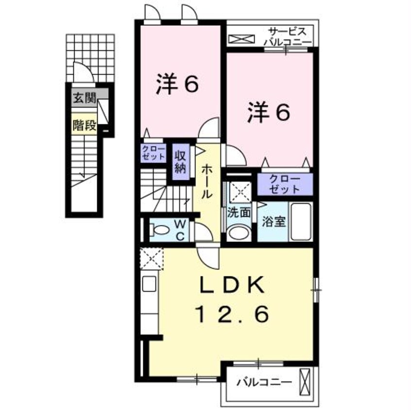 間取図 サンシャインⅡ