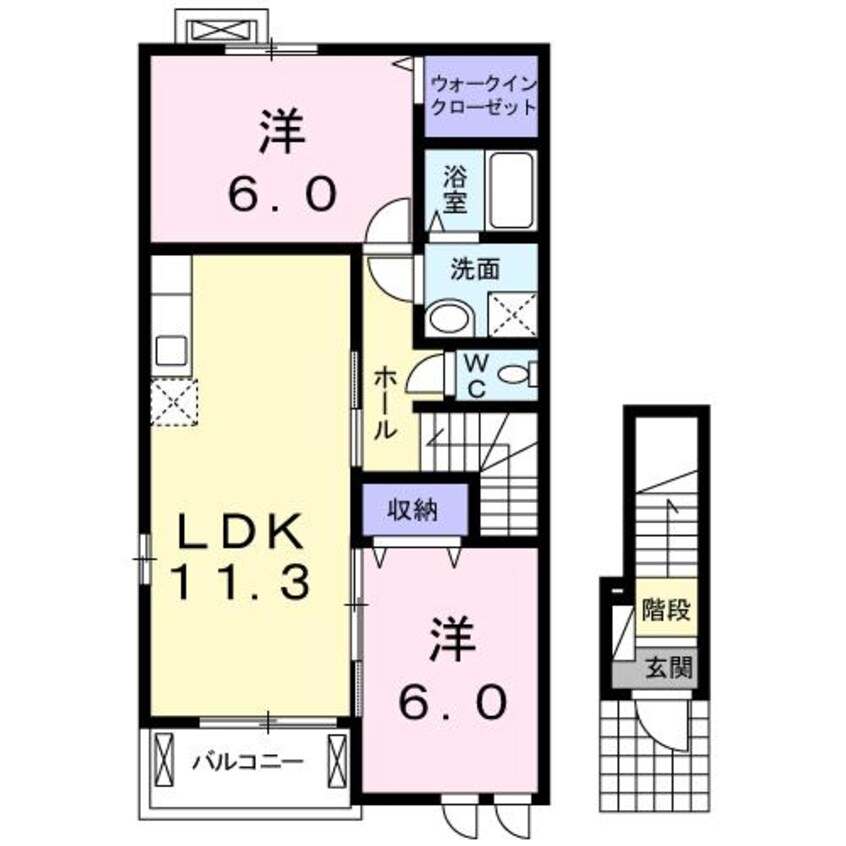 間取図 ルーエ