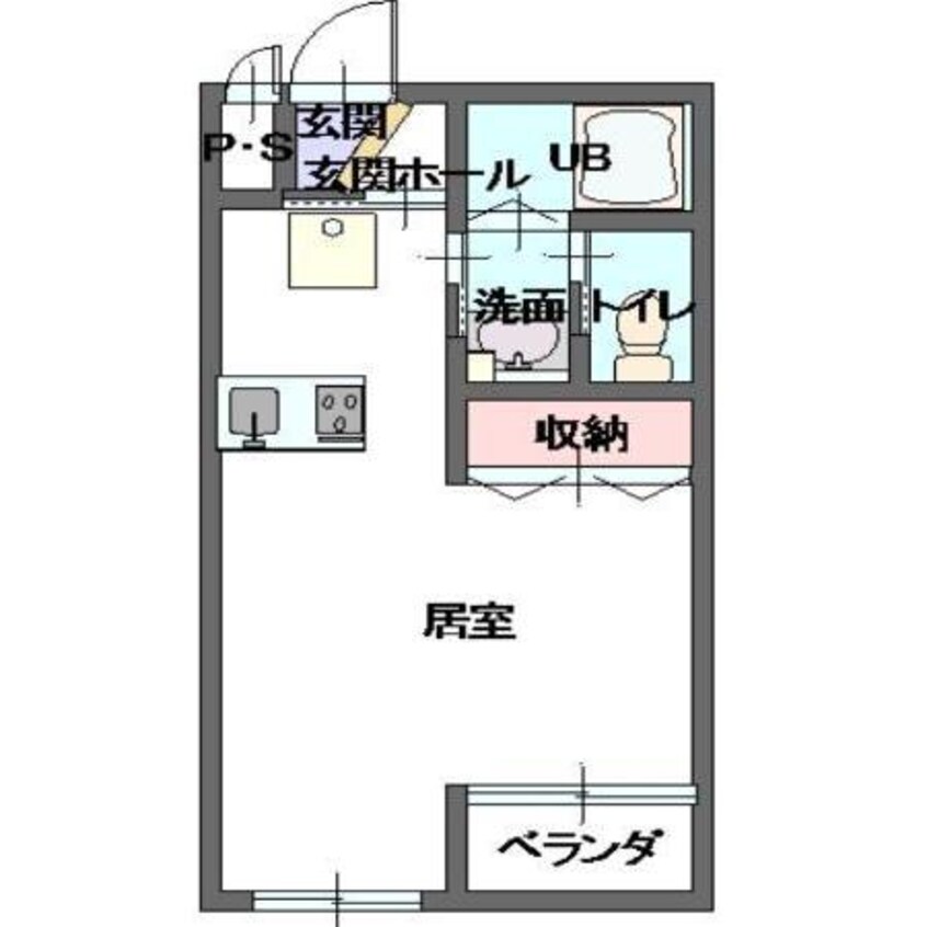 間取図 サンライフＩＳＡ