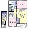 リーバイバー 2LDKの間取り