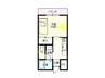 ＪＨマンション 1Kの間取り