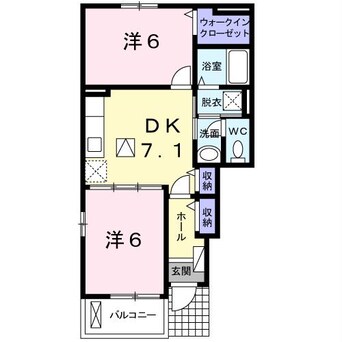 間取図 サンシャイン Ⅰ