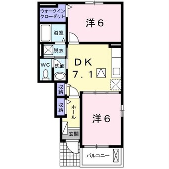 間取図 サンシャイン Ⅰ