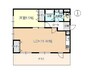 東野マンション 1LDKの間取り