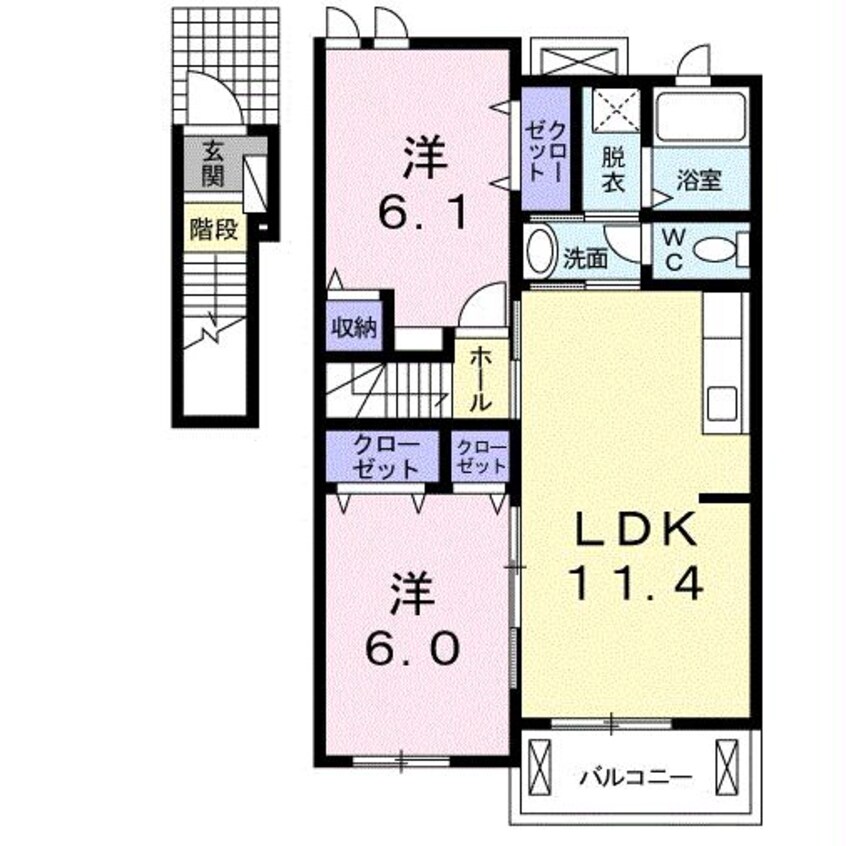 間取図 ブライト岡崎