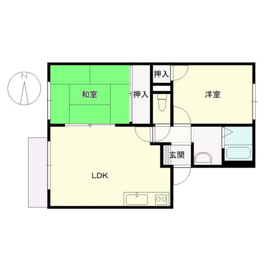 間取図 サン・壱番館