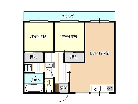 間取り図 パセオ前田