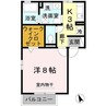 ジュネス駅南 1Kの間取り