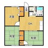 ベラコート 3DKの間取り