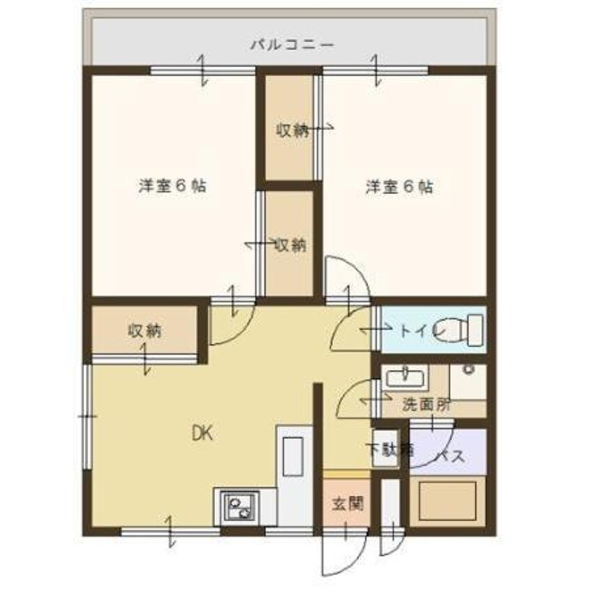 間取図 チェリーハイム