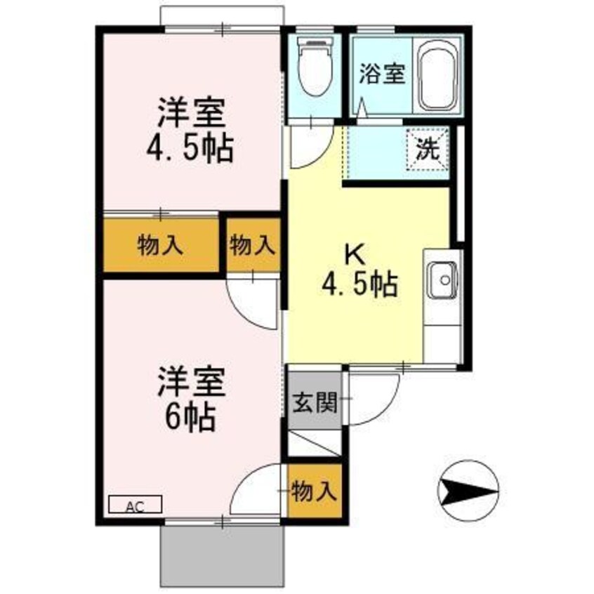 間取図 グリーンパレス
