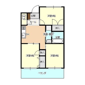 間取図 マンション大山