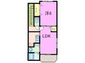 サンフェリシアン綾部駅前の間取図